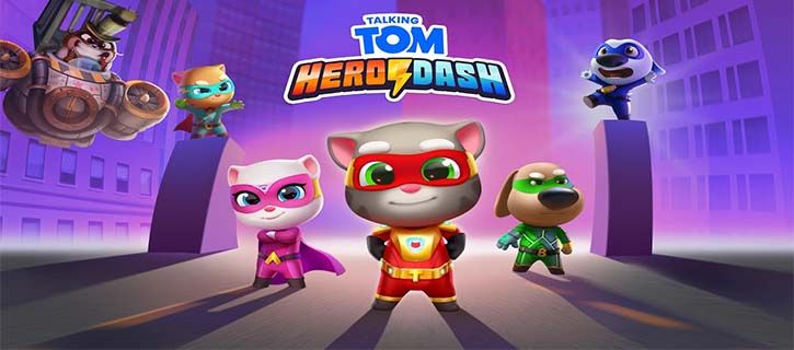 Talking Tom Hero Dash - Run Game | Free Play | gamersteps.com